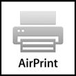 Imprimir a partir do PC > Imprimir a partir do dispositivo portátil Imprimir a partir do dispositivo portátil Esta máquina suporta AirPrint, Google Cloud Print e Mopria.