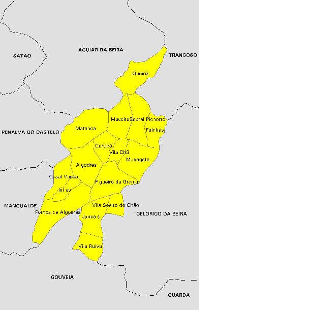 3 Enquadramento geográfico O concelho de Fornos de Algodres localiza-se na região Centro.