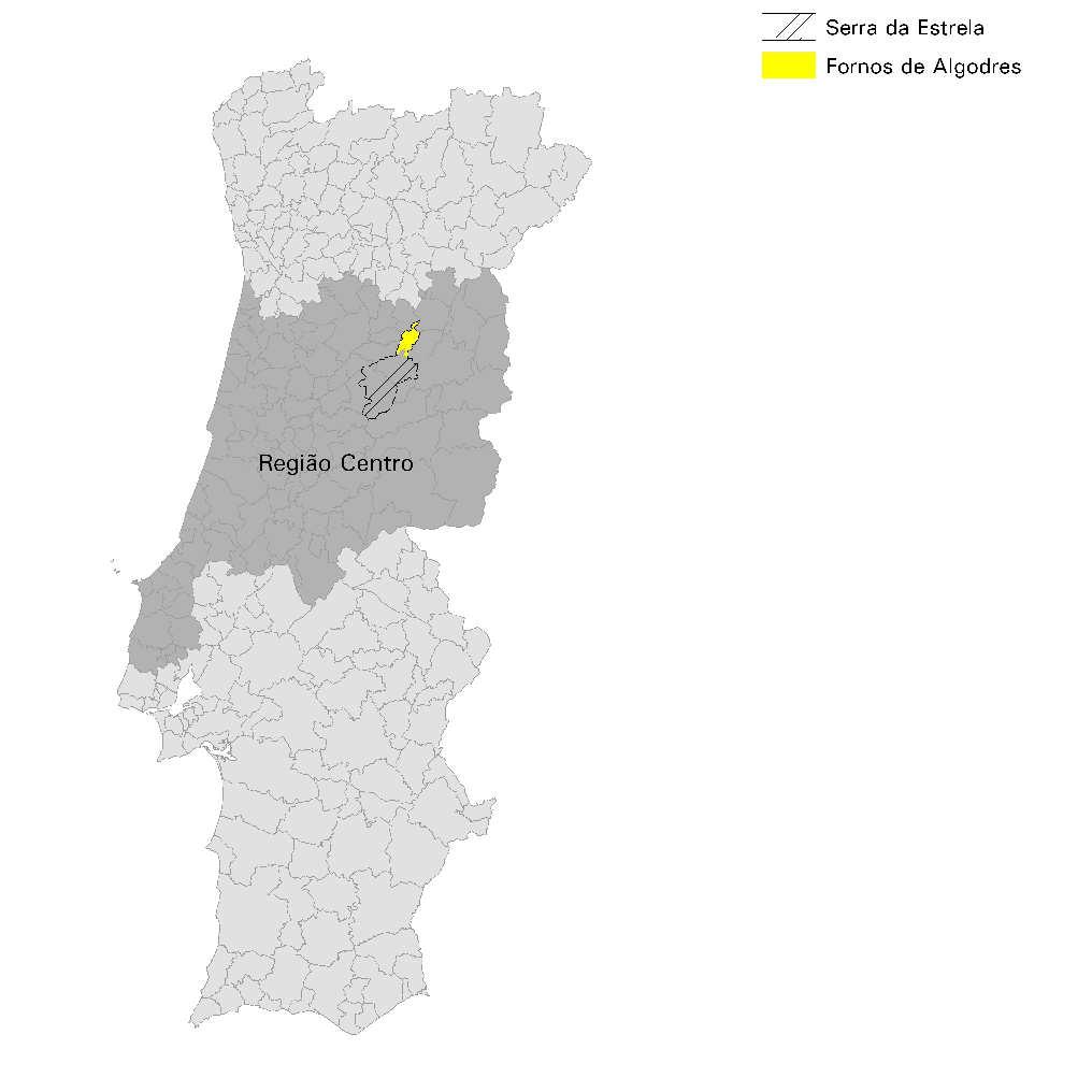 Mangualde a oeste. Este município é constituído por 16 freguesias e ocupa uma área total de 131 km 2 onde vive uma população de 4 989 habitantes. Figura 3.
