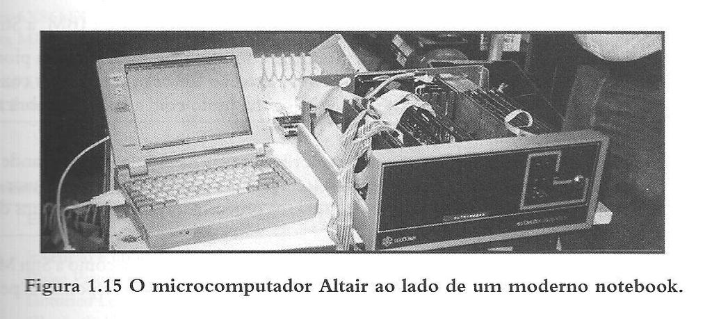 Microcomputadores Altair primeiro microcomputador 1975 Fabricante MITS Baseado no processador Intel 8080