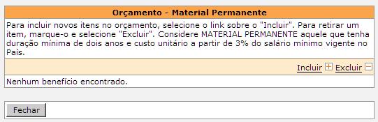 necessários para o desenvolvimento do projeto.