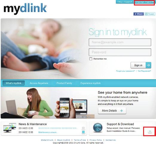 Pertanyaan Umum Penyelesain masalah yang umum ditemui 1. Apa yang dapat mydlink.com lakukan untuk saya? Mydlink.