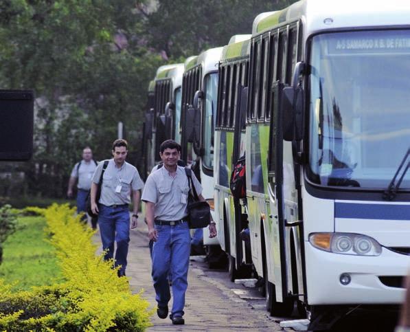 Transporte coletivo, Ubu - ES Com relação aos empregados prestes a se aposentar, em 2010 participaram do Programa de Preparação para a Aposentadoria 134 empregados.
