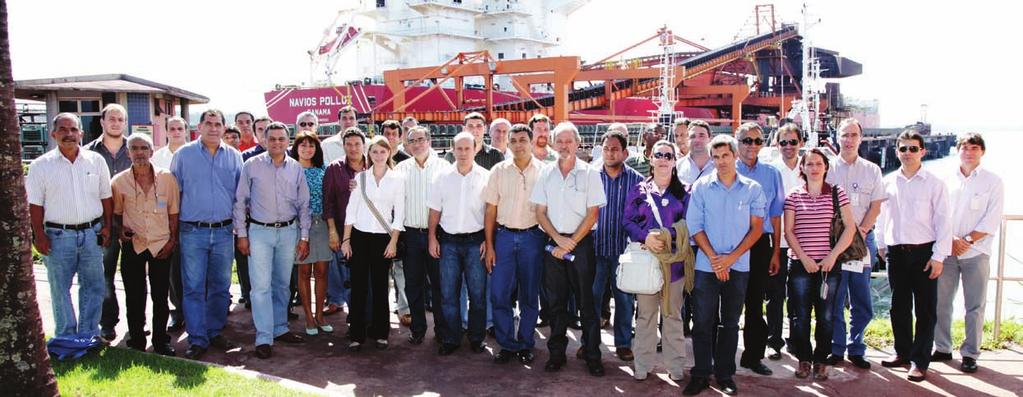 Empresários de Cachoeiro de Itapemirim visitam a Samarco, Porto de Ubu - ES ENVOLVIMENTO SAMARCO RELATÓRIO ANUAL DE SUSTENTABILIDADE 2010 82 Eu, pessoalmente, trabalho com a Samarco desde 2002,