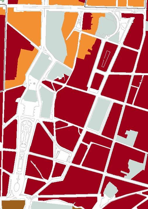 Condicionantes Urbanísticas do Plano Director Municipal O Plano Director Municipal do Porto, em vigor, classifica o quarteirão de D. João I nas Áreas de Frente Urbana Contínua Consolidada (Art.
