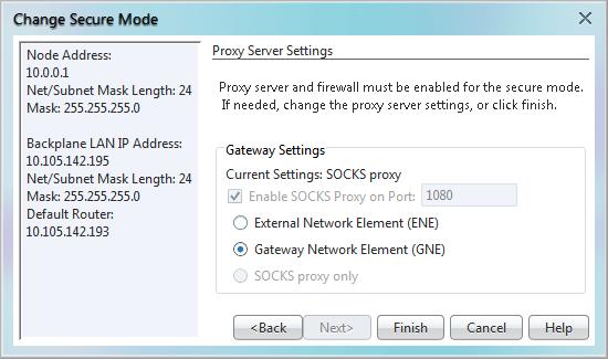 Etapa 8 Nas PEÚGAS que as configurações de servidor proxy paginam, escolhem uma das seguintes opções: Elemento de rede externa (ENE)?