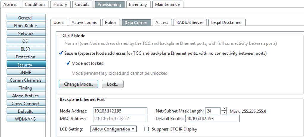 Igualmente verifique ambo o endereço IP de Um ou Mais Servidores Cisco ICM NT na vista de nó CTC como mostrado abaixo.