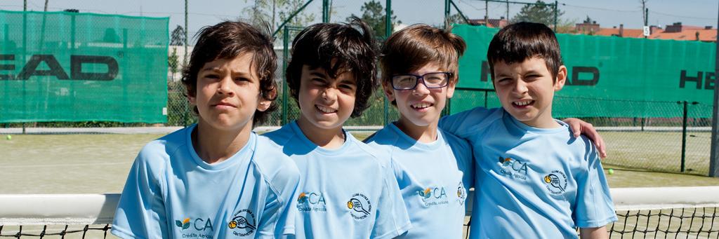Ferreira, Tomás Francisco e Afonso Lourenço Os nossos quatro mosqueteiros sub10 que tão bem representaram o nosso