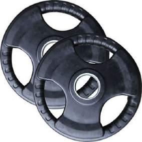 BP5-25 Bumper Plates -Estes discos em borracha com 50mm de diâmetro e com