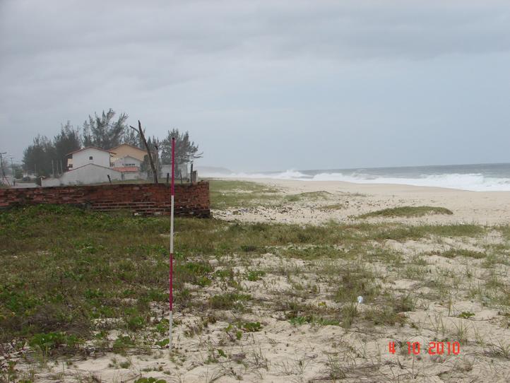 Resultados Praia da Barra de Maricá A recuperação da praia após a tempestade parece ter sido total, não havendo indicação