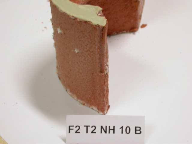 T3 NH - F1 NH - F2 NH - F2 H No ensaio composto a sequência dos tipos de provetes por ordem decrescente da degradação é: F1 B - F2 B - F2 T2 NH - F1 NH - F2 NH - F2 T3 NH No ensaio