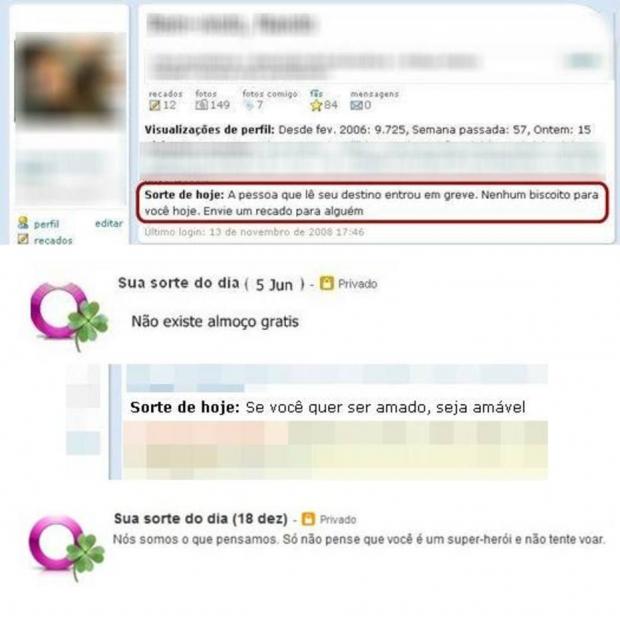 Às vezes, parecia que o Orkut era 2 em 1: junto com a rede social, você ganhava de graça um conselheiro anônimo na sua tela de entrada.