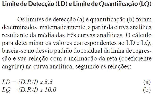 coeficiente angular (m) s = estimativa do desvio