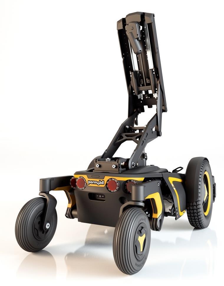 2. Cadeiras de rodas elétricas a nova geração Permobil F5 Design inovador Maior