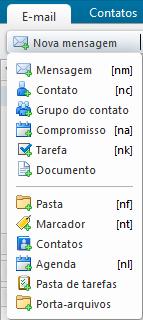 Você pode criar tantos marcadores quanto quiser. Pode-se aplicar marcadores múltiplos para a mesma mensagem de e-mail e contatos.