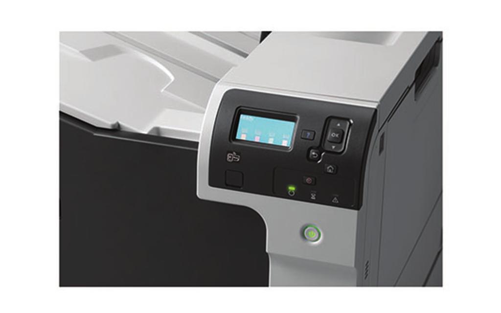 Ficha técnica Impressora HP Color LaserJet Enterprise série M750 Imprima grandes volumes de documentos com qualidade profissional em diversos tamanhos de papel.