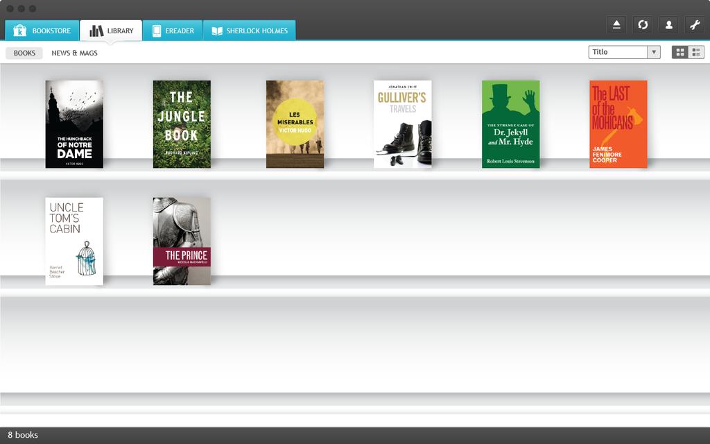 Como usar a sua biblioteca no Kobo Desktop A sua biblioteca permite- lhe classificar os seus livros de diferentes maneiras, de modo a tornar mais fácil para si procurar um livro específico e apagar