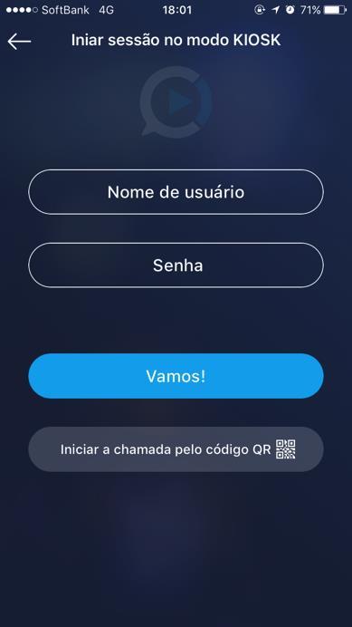 Caso sair da janela para colocar o nome de usuário e senha Caso sair da janela para colocar o nome de usuário e senha Se