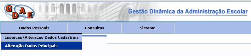 4 ALTERAÇÃO DE DADOS PRINCIPAIS SERÁ POSSÍVEL ATRAVÉS DO CPF OU RG.