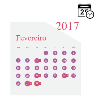 07/02 Pagamento Bônus 25/02 Último dia para pedidos com boleto bancário 27/02 Último dia para pedidos por meio de depósito identificado 28/02 Último dia para realizar pedidos utilizando a forma de