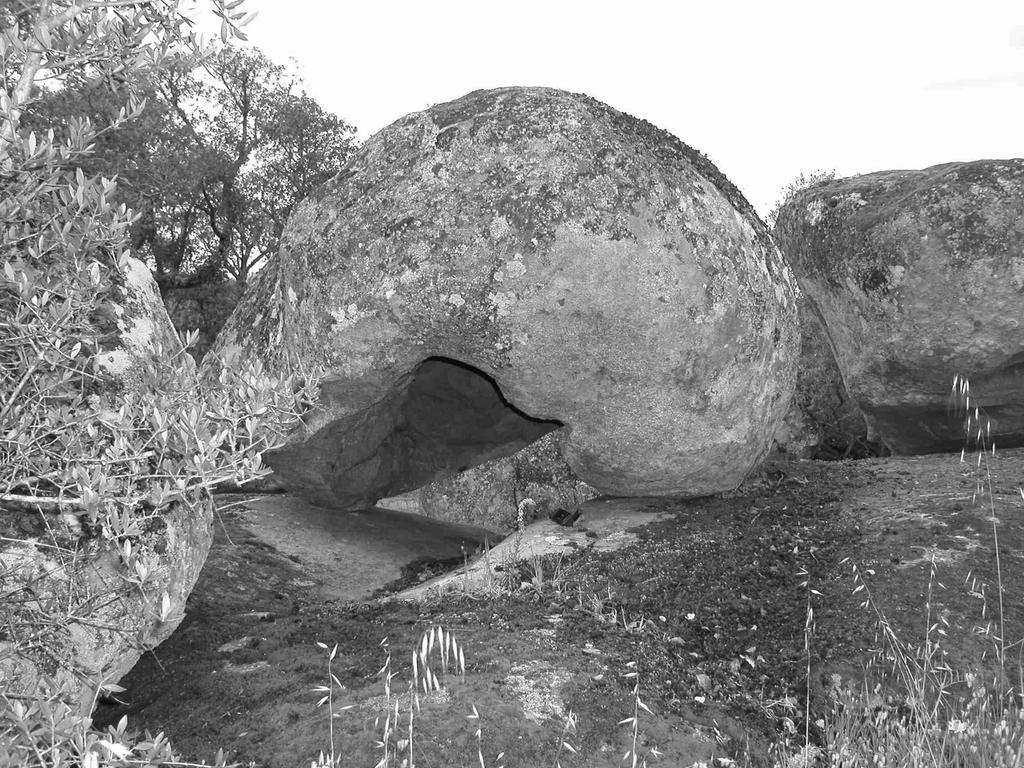 Leonor Rocha, Origens do megalitismo funerário a contribuição de Manuel Heleno 233 Fig.8.5. Santuário das Pedras Furadas Fig.8.6.