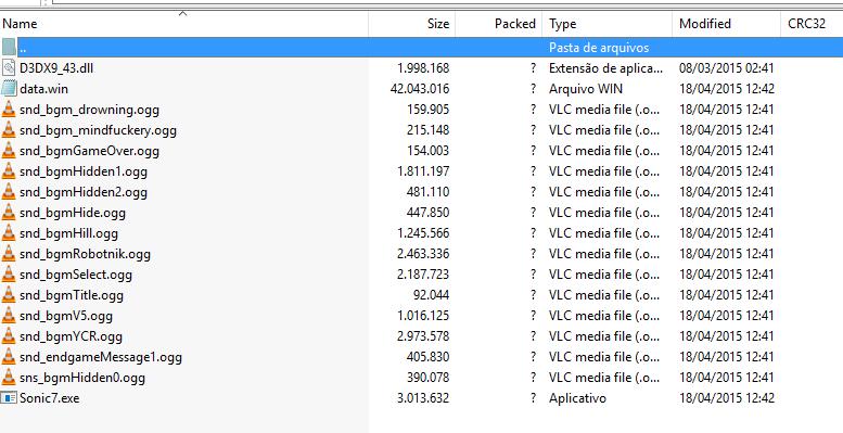 Abrindo o executável utilizando o IDA Pro Free, podemos dissecar o jogo. Para um usuário avançado, há uma série de informações que podem interessar. Abrindo o Sonic7.