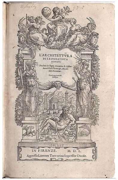 ARQUITETURA RENASCENTISTA De re aedificatoria ("Sobre a arte de construir", em latim) é um tratado arquitetônico clássico