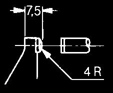 5,0 25 114 165 0,01 ±0,002 255 * Batente de metal-duro Barras padrão 167 327 Ø 5 mm 167 328 Ø 10 mm 167