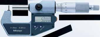 8 Micrômetros Coolant Proof com Pontas Esféricas Estes novos micrômetros podem ser usados em meios expostos à