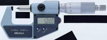 Micrômetros Externos para Medições de Terminais Com fuso cônico. Para medir climpagem de terminais (prensagem).
