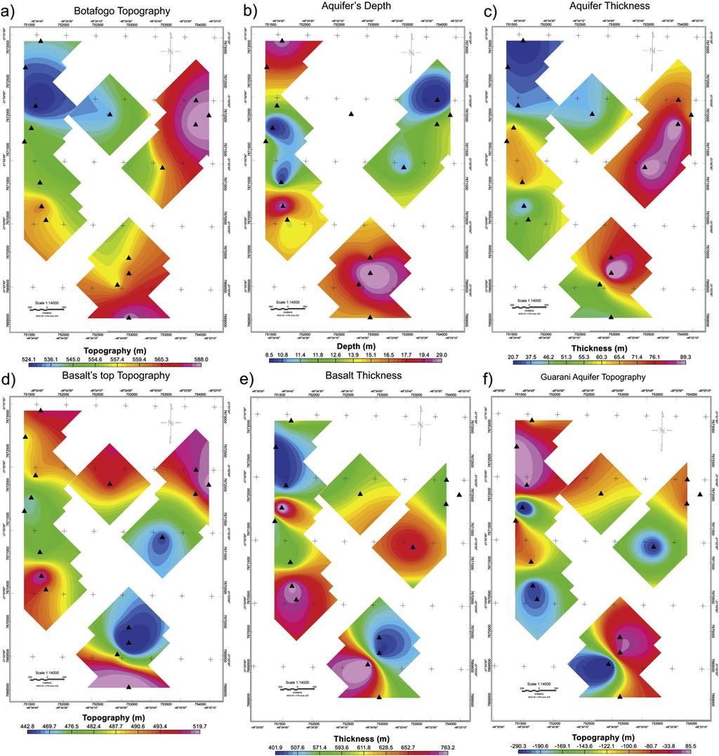 42 C.A. Bortolozo et al. / Journal of Applied Geophysics 111 (2014) 33 46 Fig. 9. Results from individual inversion of TEM data in the Botafogo district.