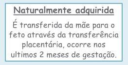 INTRODUÇÃO - A vacinação de gestantes pode beneficiar o neonato através da transferência de anticorpos via transplacentária e também via leite materno.