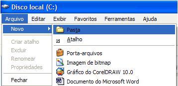 Dê um clique sobre a pasta Windows. Ela será aberta como uma janela cujo título é Windows, mostrando todas as pastas ( gavetas ) e ícones de arquivos existentes na pasta Windows.