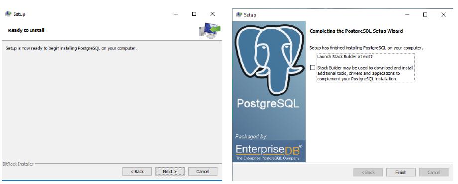 Informe a senha (postgres) a porta (5432) e locale (Portuguese, Brazil).