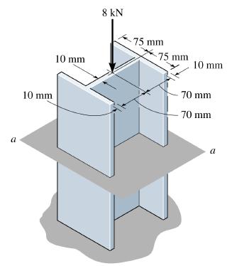 Aula 2 - Tensão Normal e de Cisalhamento. A - TENSÃO NORMAL MÉDIA 1. Exemplo 1.17 - A luminária de 80 kg é sustentada por duas hastes, AB e BC, como mostra a figura 1.17a.