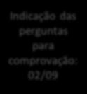 28/06 Evento temático: 14/07 CISE: 24/08 Envio das respostas: 22/07 a 26/08 Indicação das perguntas para comprovação: 02/09 Envio de documentos: 05 a