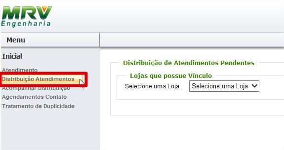 6. Distribuição de Atendimentos Pendentes 6.1 Distribuição de Atendimentos Pendentes Nesta tela irá ter todas as Pendência de Distribuição de 1º e 2º nível, separados em abas.