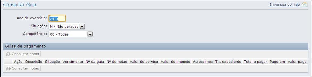 3. Como consultar uma guia de pagamento? Esta consulta permite verificar todas as guias de pagamento de acordo com suas situações.