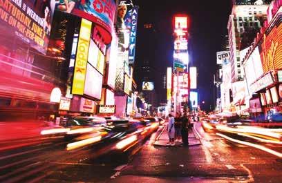 Detalhes da Extensão 3 Noites Times Square 1 2 NEW YORK Chegada à New York, mais conhecida como a Capital do Mundo. Recepção e traslado do aeroporto de New York até o hotel. Restante do dia livre.