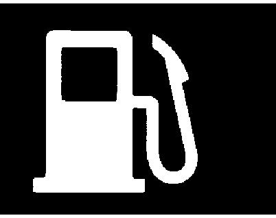 INSTRUMENTOS E CONTROLES B A luz de advertência de nível de combustível baixo se acende quando a quantidade de combustível no tanque estiver baixa.