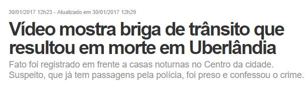 Basta ler os noticiários para