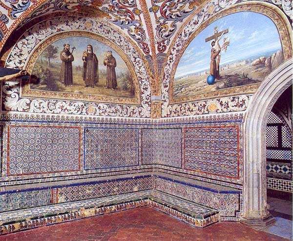 Azulejos na arquitectura I Século XVI Convento da