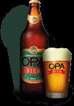 Opa Bier (600ml) Pale Ale R$ 14,50 De coloração âmbar e alta fermentação, oferece um sabor inigualável, paladar seco e levemente frutado com destaque para seu amargor