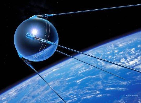 O Sputnik 1 foi o primeiro satélite artificial da Terra.