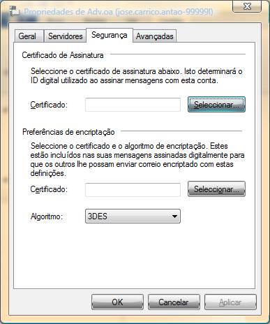 COMO ASSOCIAR O CERTIFICADO DIGITAL À CONTA DA ORDEM Clique no separador Contas / Accounts Seleccione