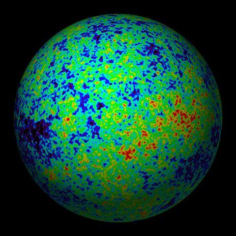 V. Flutuações na radiação cósmica de fundo WMAP + estruturas em grandes escalas