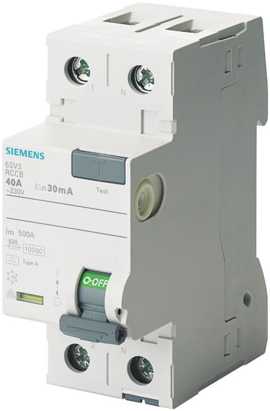 s ovos Dispositivos D 5SV novo modelo para mais facilidades A nova linha de Dispositivos Diferencial-esidual 5SV da Siemens chega ao mercado brasileiro proporcionando diversas e novas vantagens ao
