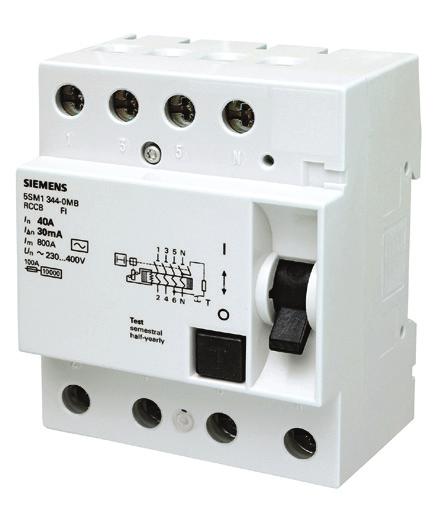 circuito protegido por este dispositivo necessita ainda de uma proteção contra sobrecargas e curto-circuitos que podem ser realizadas por disjuntores ou fusíveis, devidamente coordenado com o