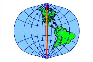 Transversa de Mercator Assume que o Globo é um elipsóide