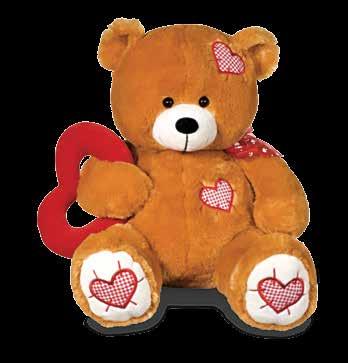 9798 Urso Cartinha de Amor Sentado: 28 x 26